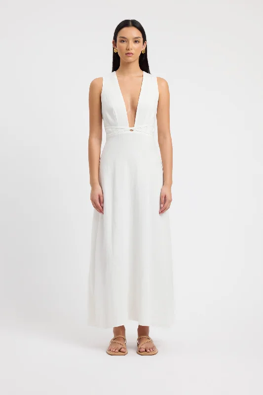 Hayman Deep Vee Dress