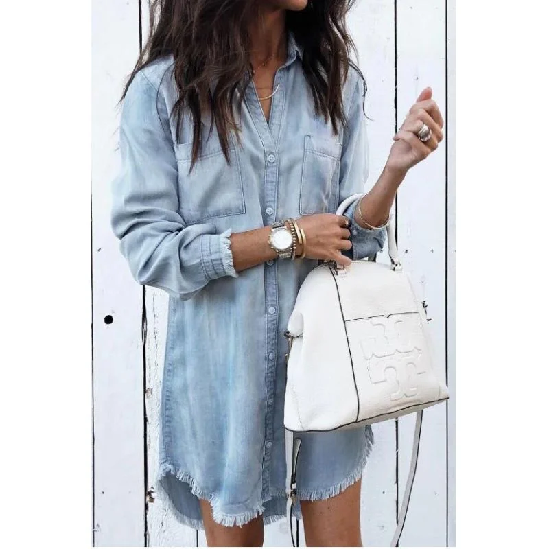 Veronica | Denim Dress