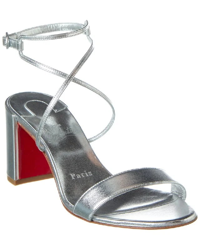 Christian Louboutin Choca Girl 70 Leather Sandal