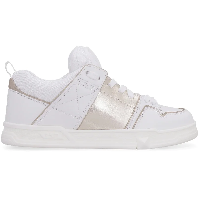 Valentino Garavani Open Skate Leather Low-Top Sneakers