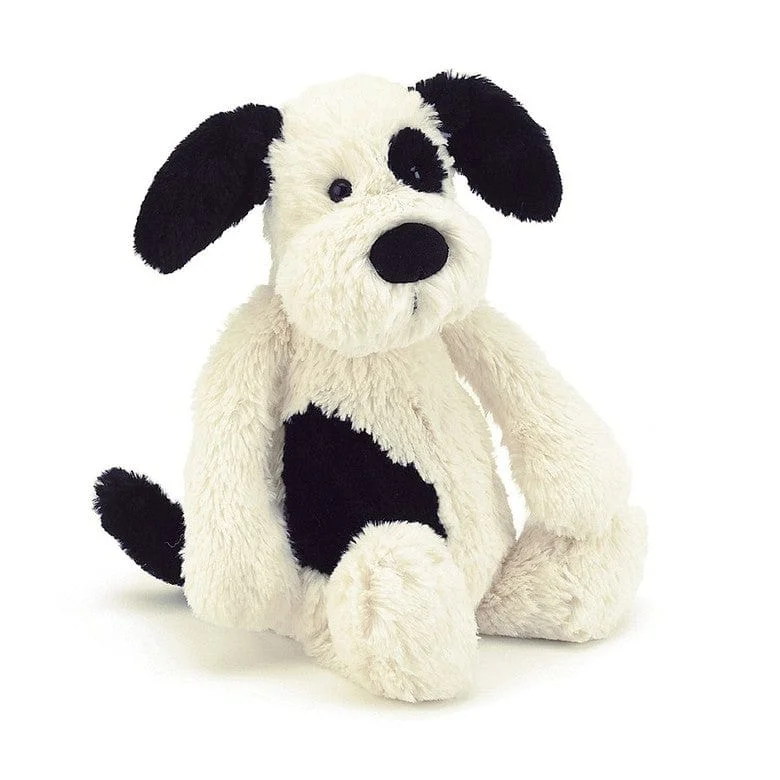 Bashful Black & Cream Puppy Original (Medium)