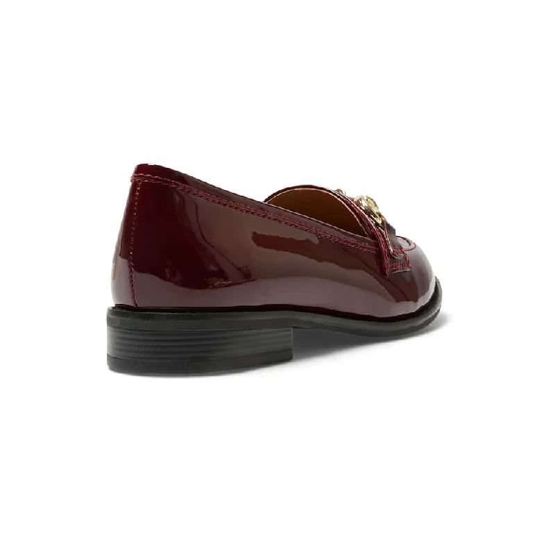 Gala Loafer in Wine Patent