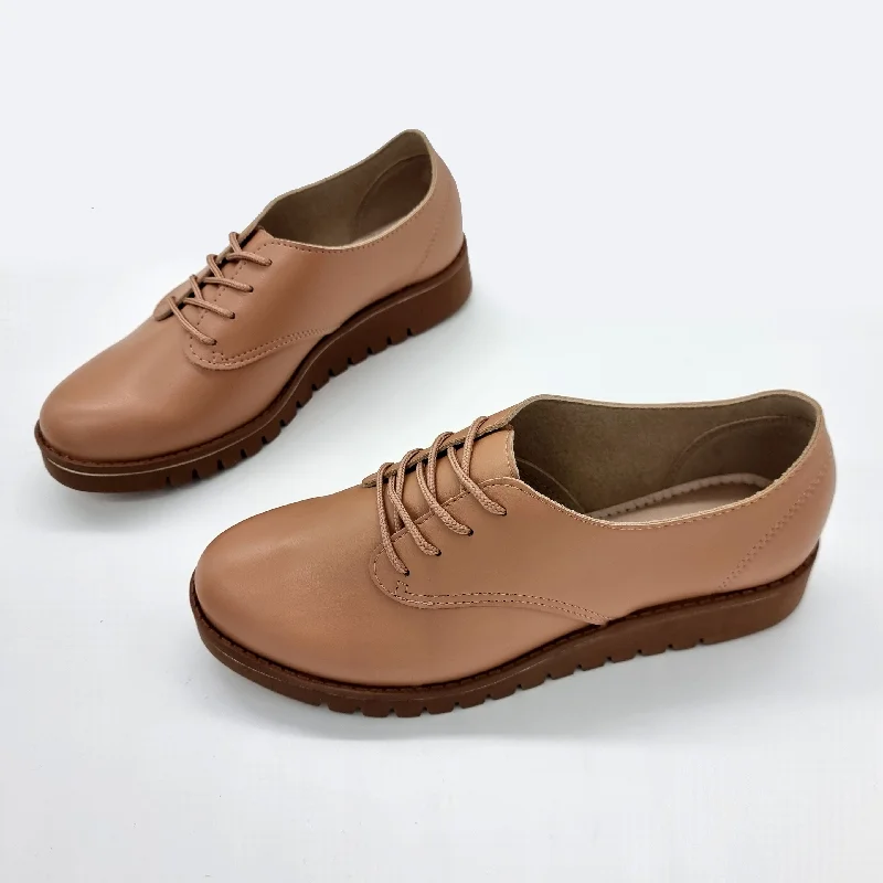 Beira Rio 4174-419 Brogue Flat in Nude