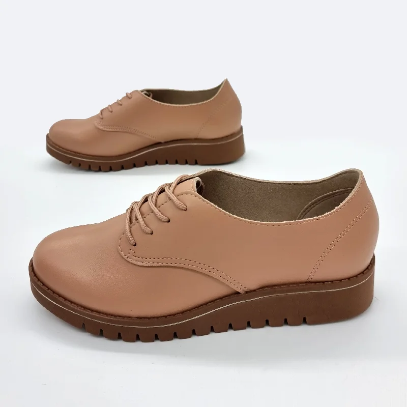 Beira Rio 4174-419 Brogue Flat in Nude