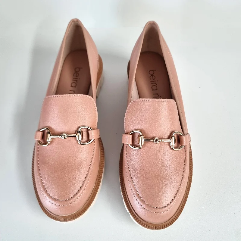 Beira Rio 4283-204 Flat Loafer in Nude