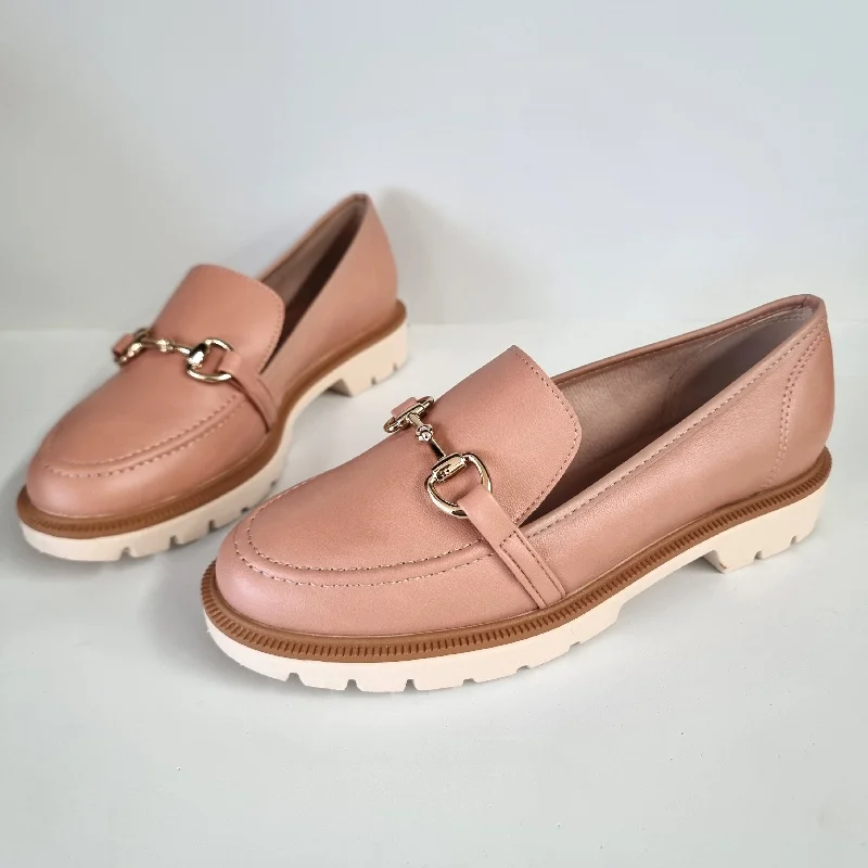 Beira Rio 4283-204 Flat Loafer in Nude