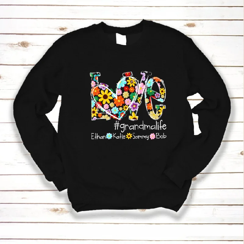 Colorful Chrysanthemums Gift For Grandma And Kids LTP01 Sweatshirt