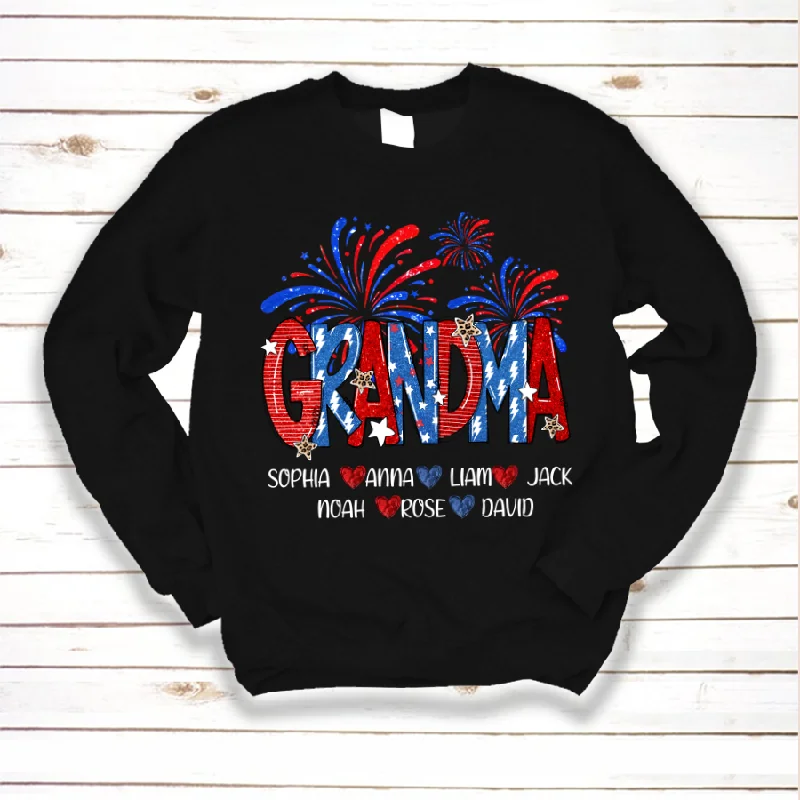 Doodles, Patriotic Stars For Grandma And Flags And Kids LTP01 Sweatshirt