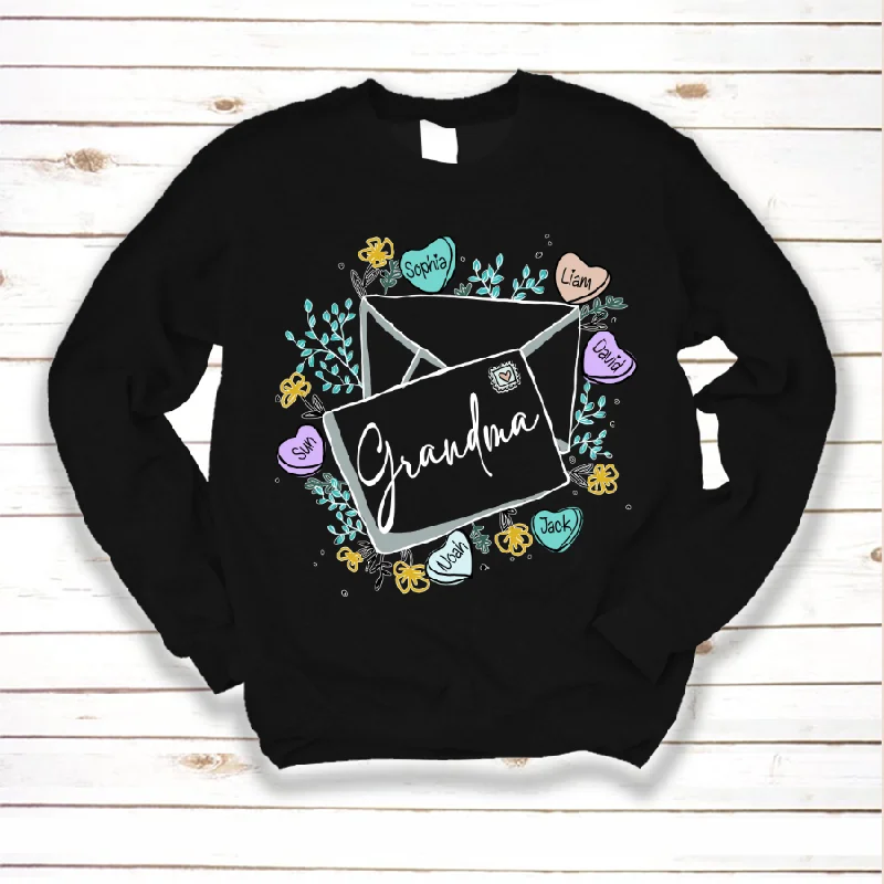 Give Flowers To Your Beloved Grandma And Kids LTP01 Sweatshirt