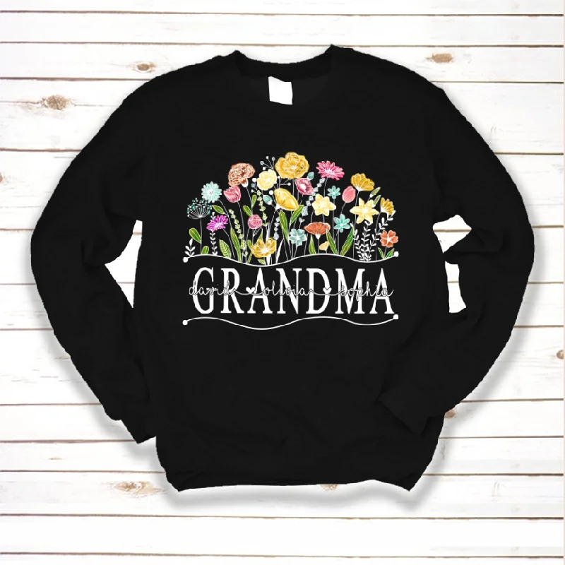 Grandma Wildflower  And Kids LTP01 Sweatshirt