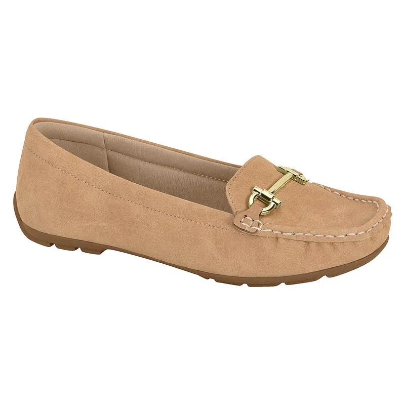 Modare 7035-641 Classic Flat Moccasin in Almond Napa