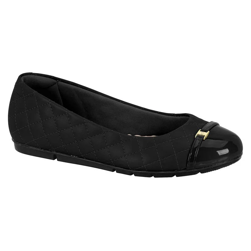 Modare 7385-103 Round Toe Flat in Black Napa