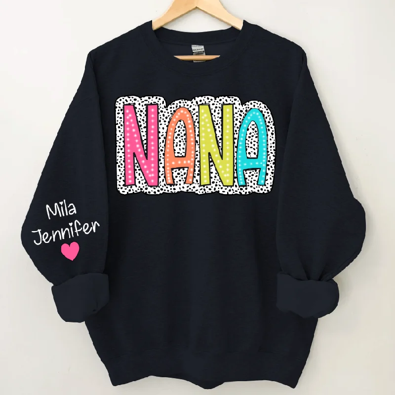 Personalized Nana With Kids Best Gift Mother's Day Sweatshirt