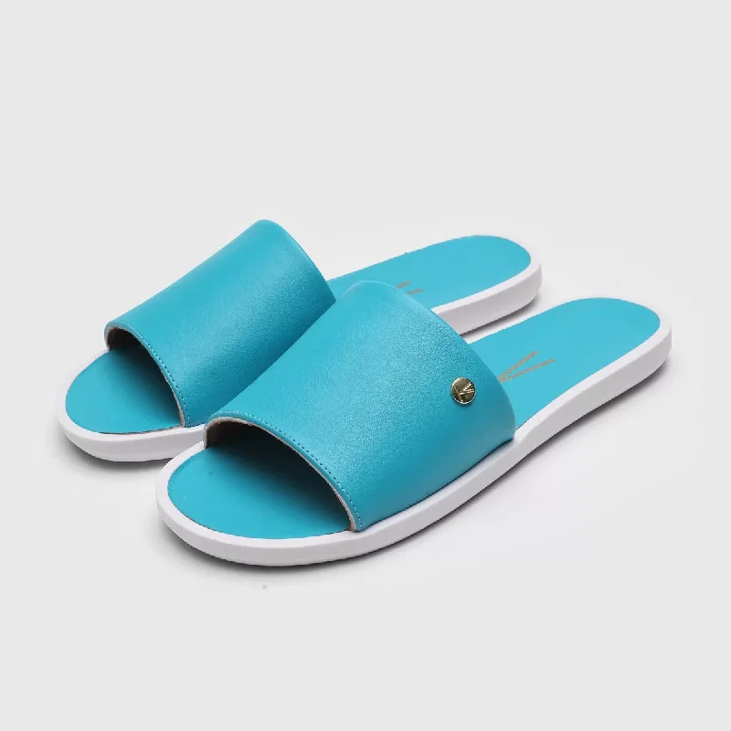 Vizzano 6363-105 Slip-on Flat in Blue Aqua