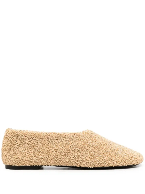 Women's Glove Slippers In Sand