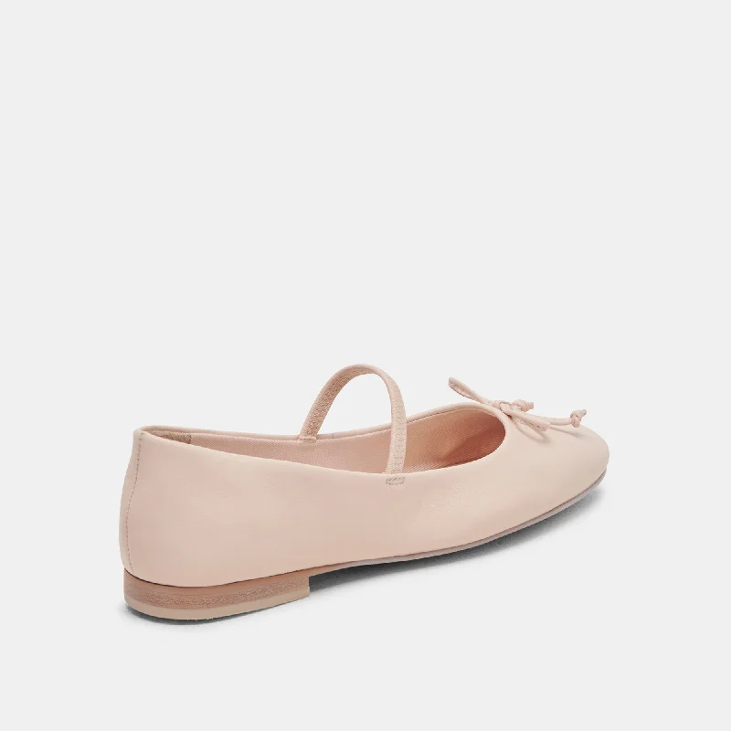 CARIN BALLET FLATS LIGHT PINK LEATHER