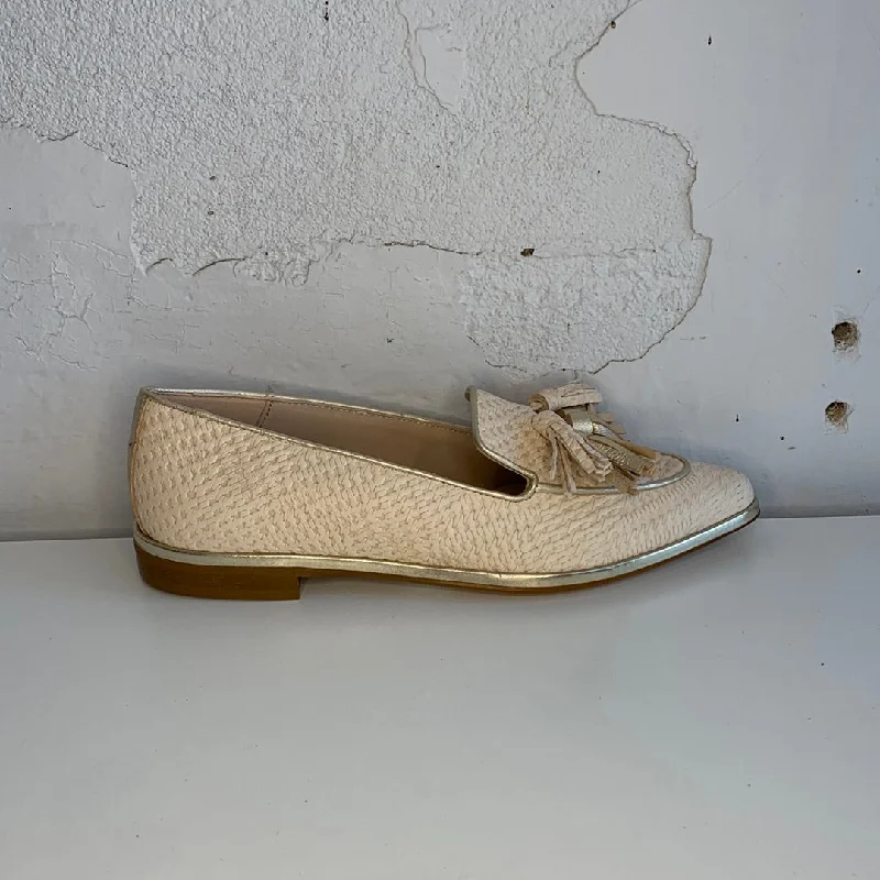 Marian Pom Loafers Cream