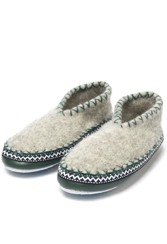 Plakolm Austrian Hut Slippers - Grey