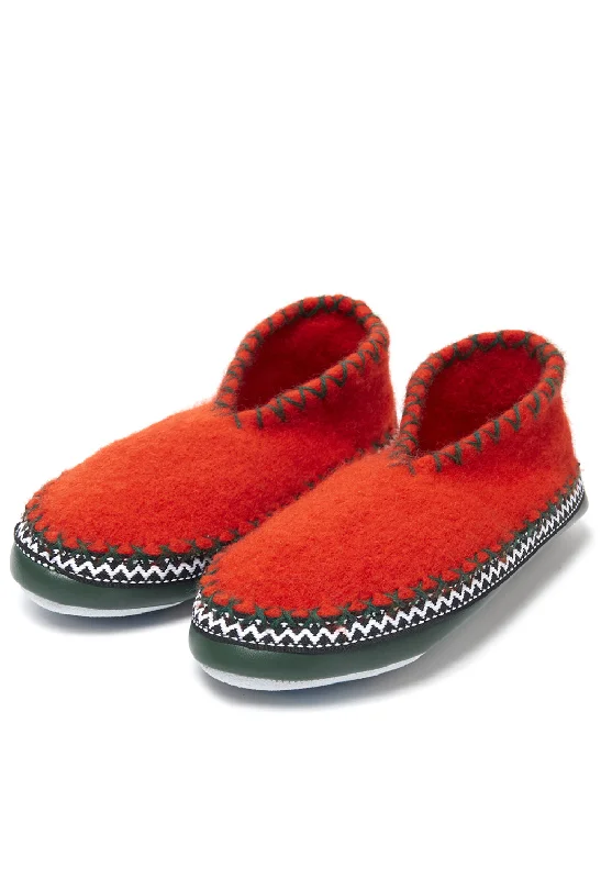 Plakolm Austrian Hut Slippers - Red