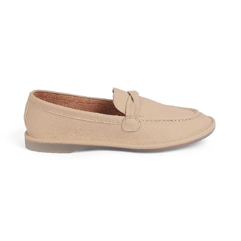 Tresmode Yorko Beige Women's Casual Loafers