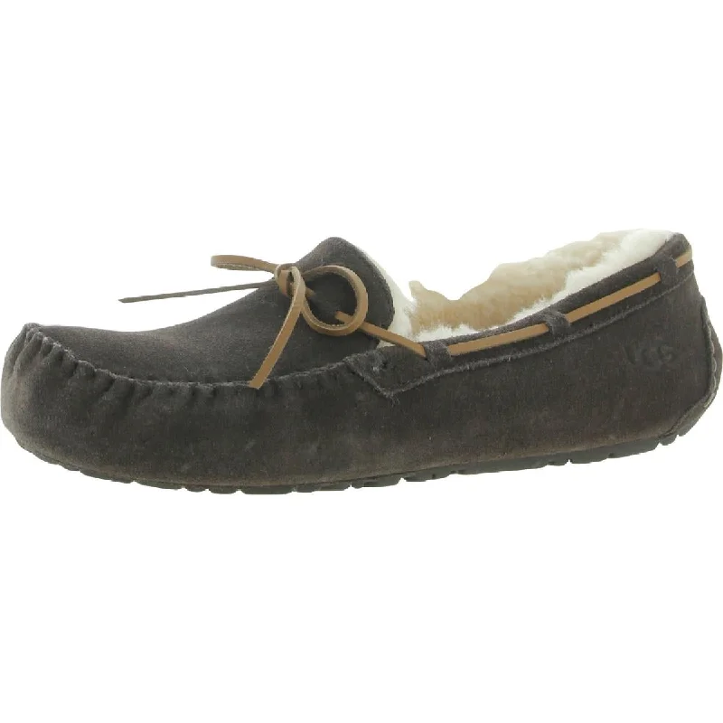 Ugg Olsen Men's Suede Wool Lined Moccasin Slippers