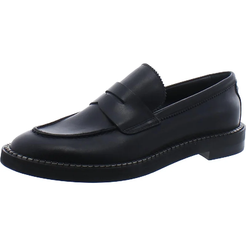 AGL Womens Leather Embellished Loafers