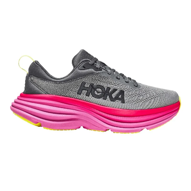 Hoka One One Women's Bondi 8 Rock/Pink