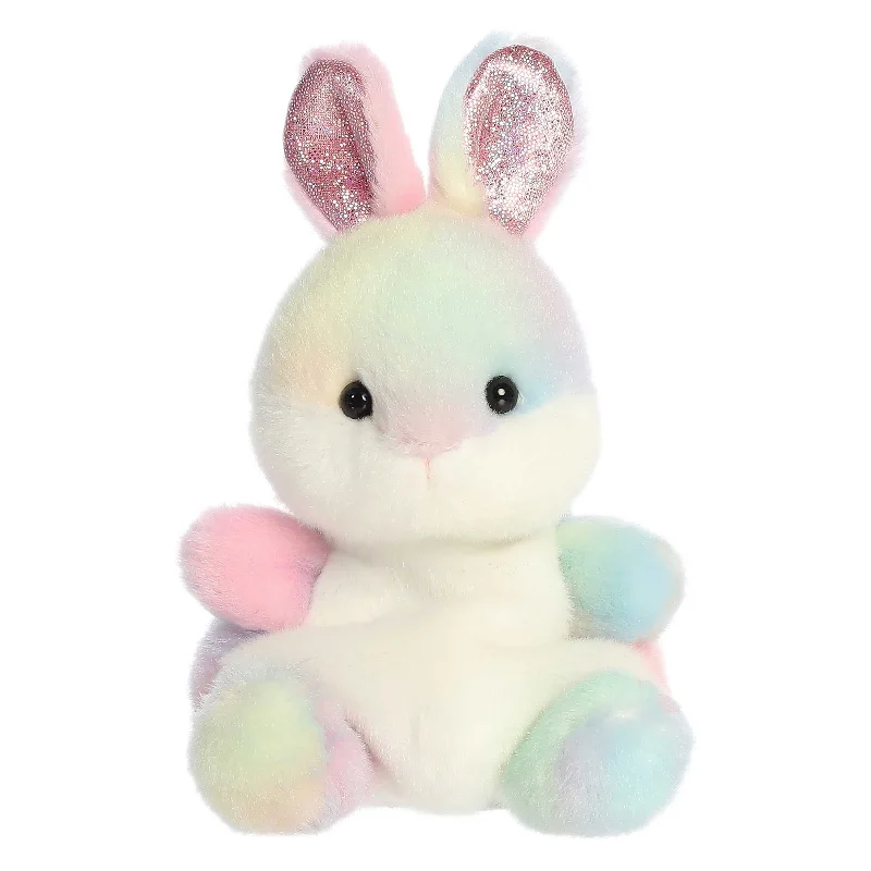 Cheerful and happy stuffed figuresOpal Rainbow Bunny™