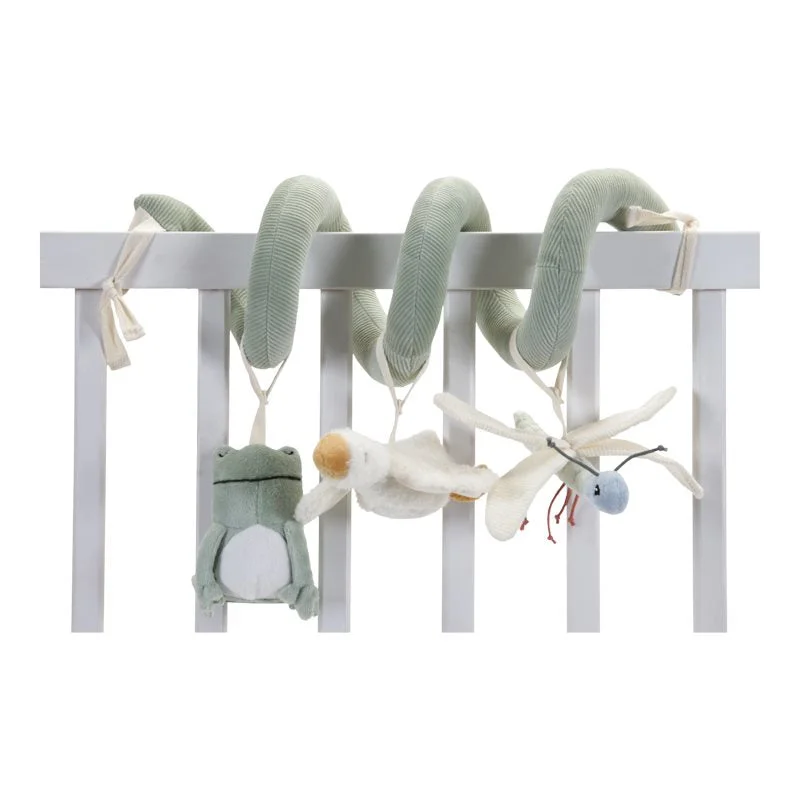 Soft and cuddly stuffed animalsActivity Spiral - Little Goose - Little Dutch