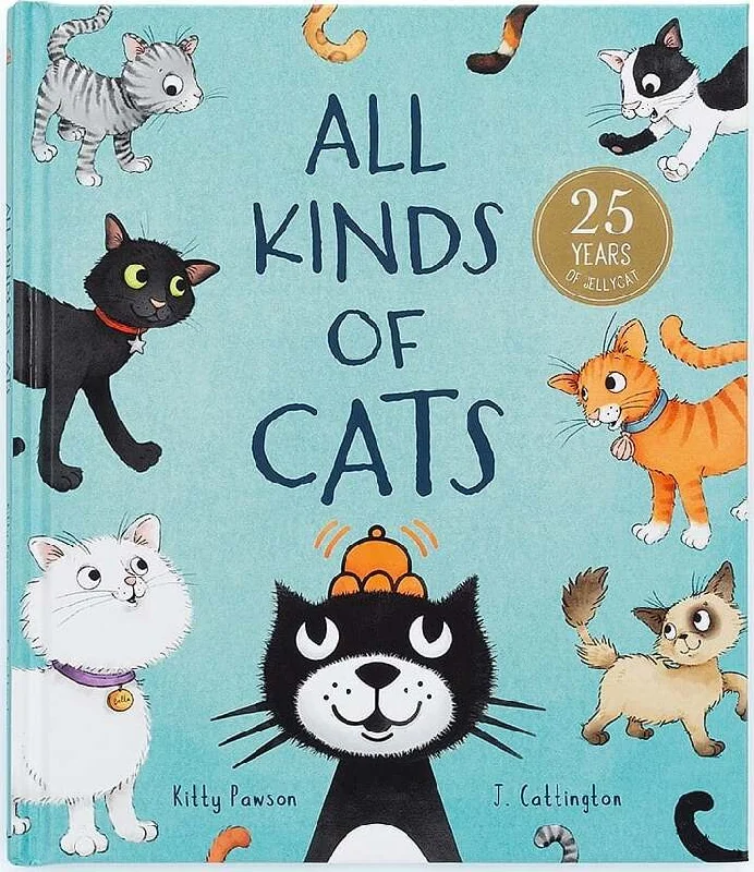 Fluffy and comforting Jellycat superior materialsAll Kinds of Cats Book