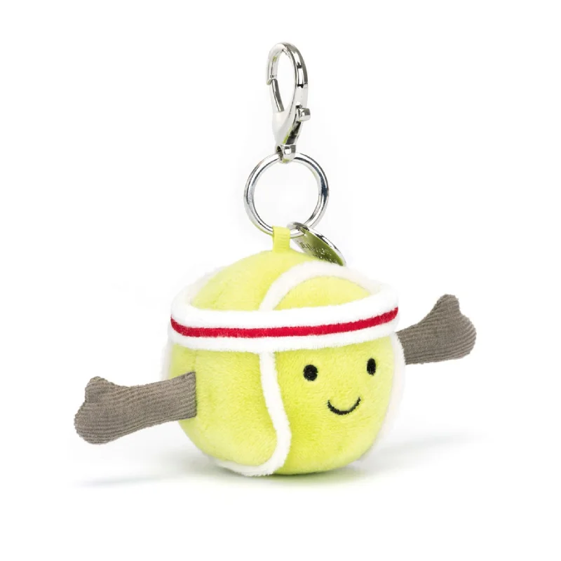 Soft and charming Jellycat designsAmuseable Sports Tennis Bag Charm