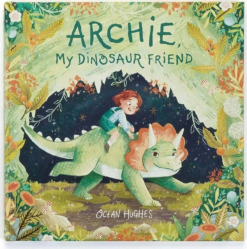 Huggable and sweet Jellycat all-around favoritesArchie, My Dinosaur Friend Book