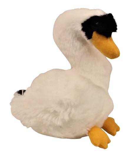 Friendly and approachable plush friendsAurora Mini Flopsies - Swan