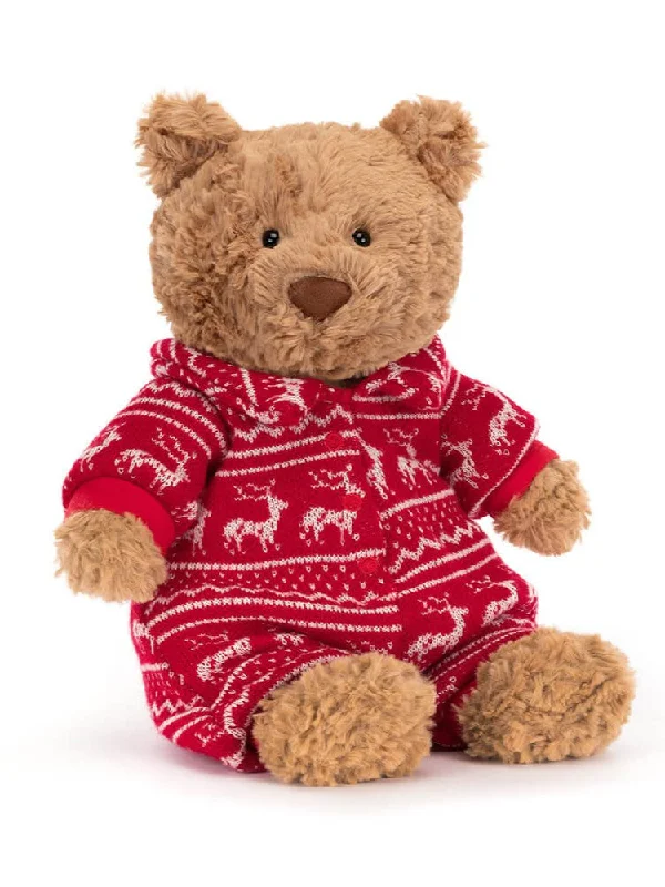 Whimsical and imaginative stuffed toysBartholomew Bear Winter Pyjamas