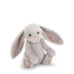 Cuddly and comforting plush charactersJellycat Bashful Bunny BLOSSOM SILVER Medium
