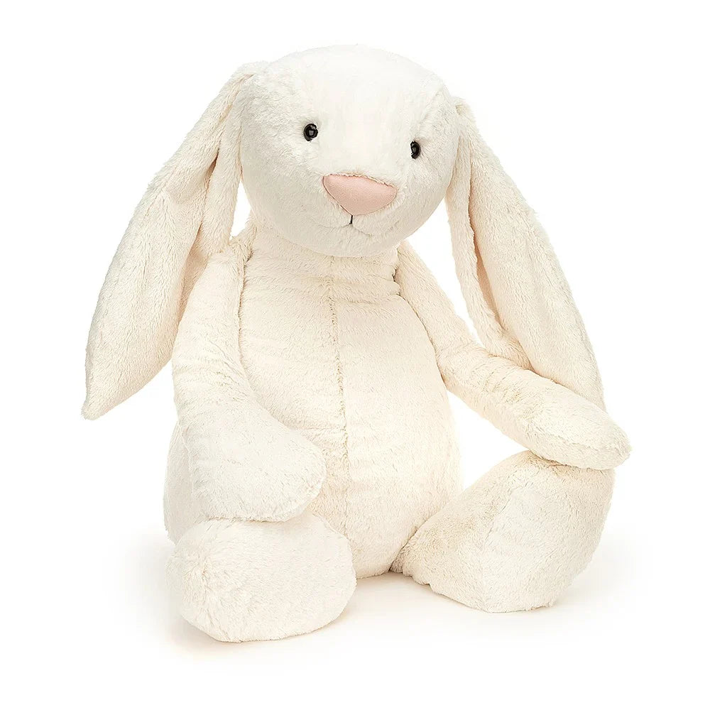 Huggable and comforting Jellycat creationsBashful Cream Bunny Giant (108cm)