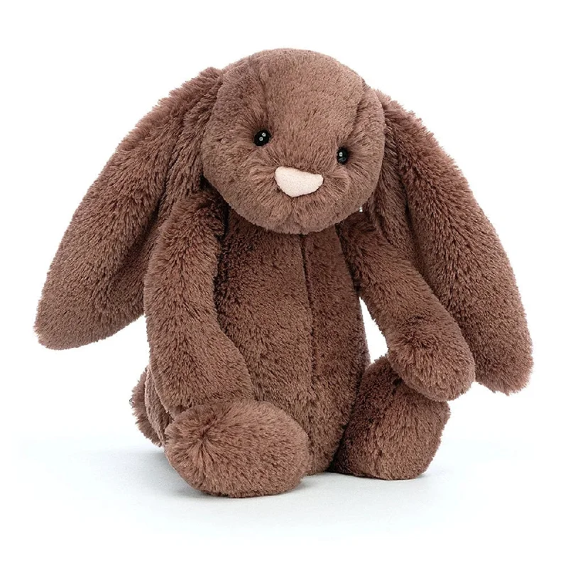 Cuddly and endearing Jellycat timeless appealBashful Fudge Bunny - Medium