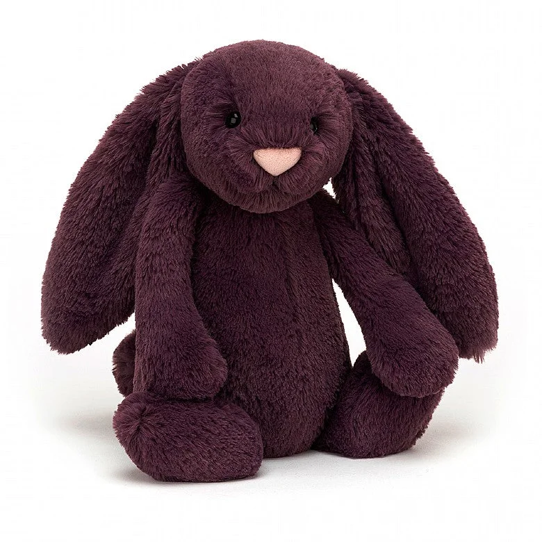 Plush and comforting Jellycat figuresBashful Plum Bunny - Medium