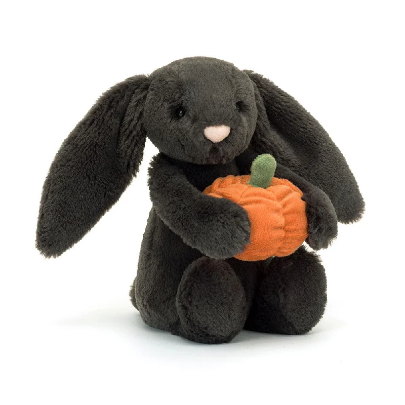 Cozy and gentle Jellycat attention to detailBashful Pumpkin Bunny Little