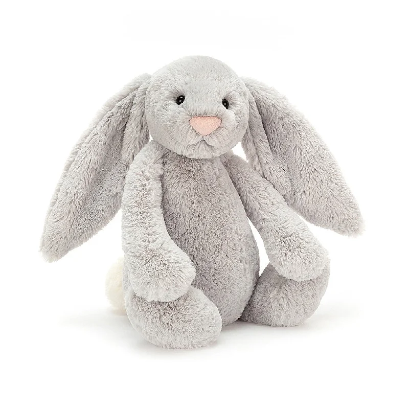 Adorable and plush Jellycat emotional support friendsBashful Silver Bunny Large