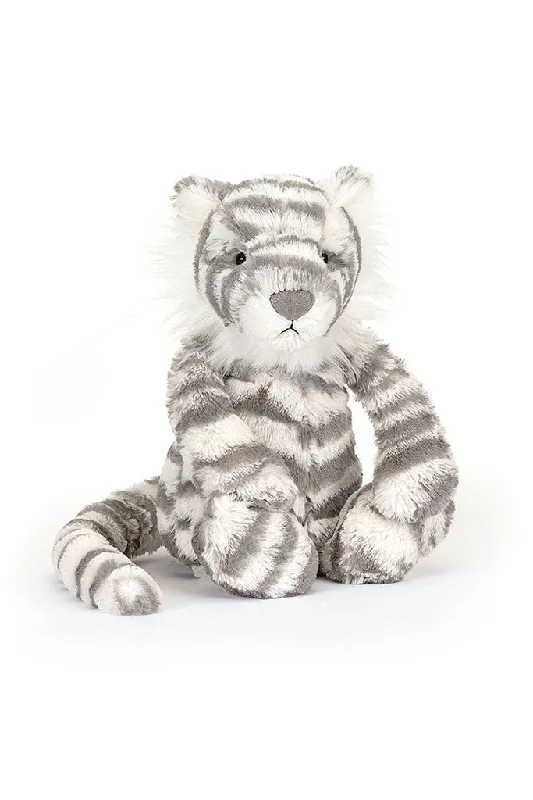 Plush and comforting Jellycat figuresBashful Snow Tiger