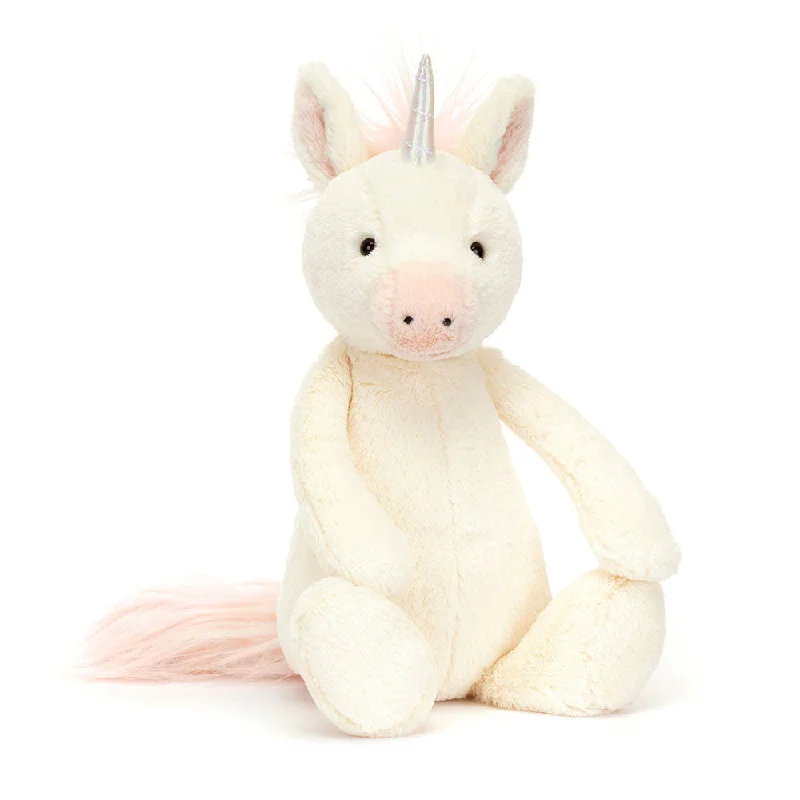 Sweet and endearing Jellycat stuffiesBashful Unicorn Medium