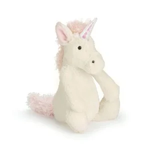 Cuddly and comforting plush charactersJellycat Bashful UNICORN Medium