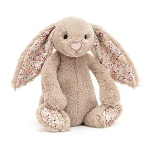 Soft and squishy plush crittersJellycat Bashful Bunny Blossom Bea Beige Small