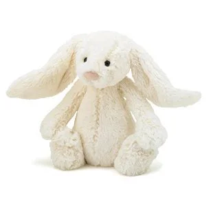 Soft and squishy plush crittersJellycat Bashful Bunny CREAM Medium