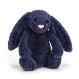 Whimsical and imaginative stuffed toysJellycat Bashful Bunny NAVY MEDIUM
