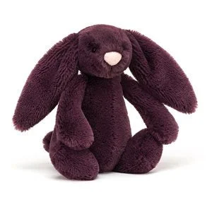 Colorful and vibrant plush creationsJellycat Bashful Bunny PLUM Small