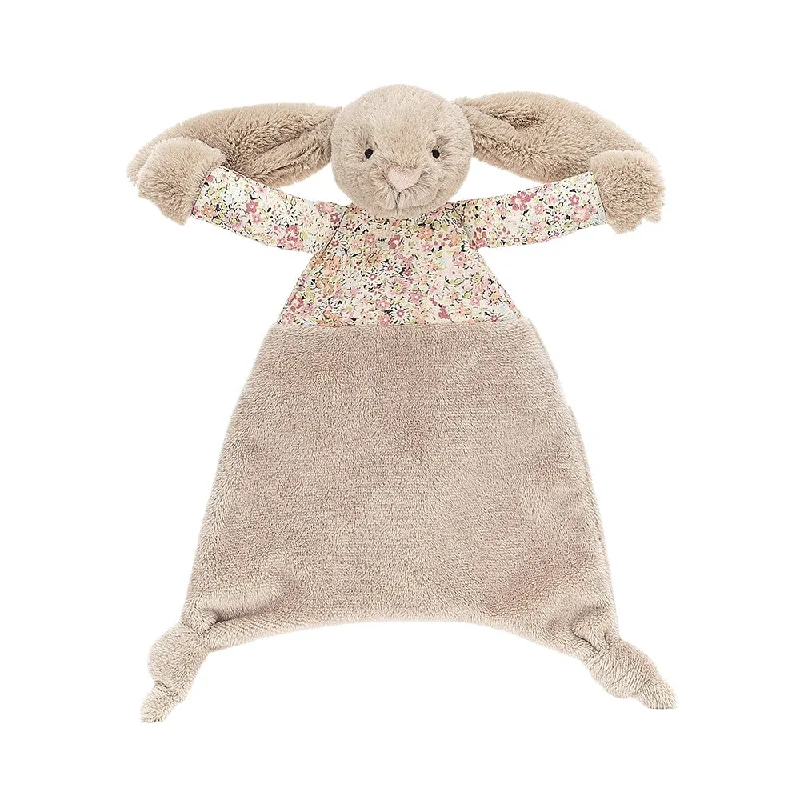 Sweet and endearing Jellycat stuffiesBlossom bea Beige Bunny Comforter