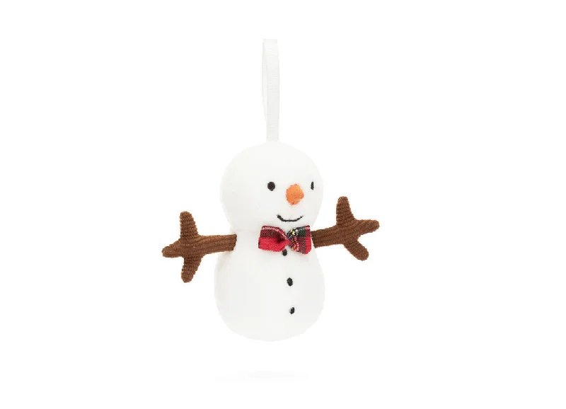 Cheerful and happy stuffed figuresJellycat Festive Folly snowman