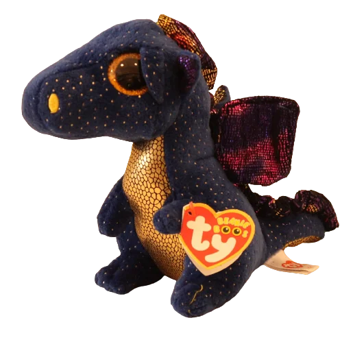 Sweet and innocent stuffed animalsTy Beanie Boos - Sapphire, Medium